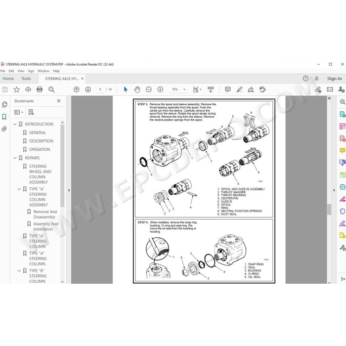 Hyster H1.25XL, H1.50XL, H1.75XL EU service manual