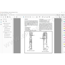 Hyster H60E, H70E, H80E, H100E, H110E service manual