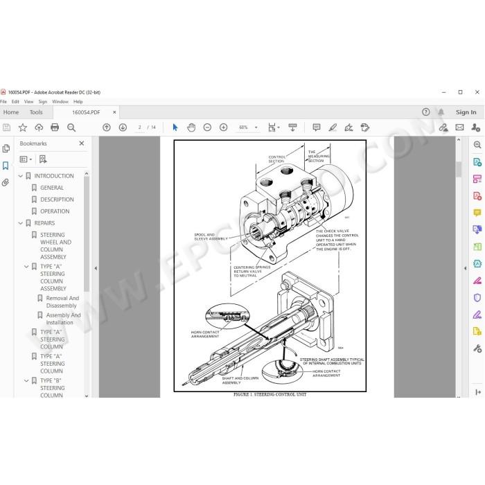 Hyster H40J, H50J, H60JS EU service manual