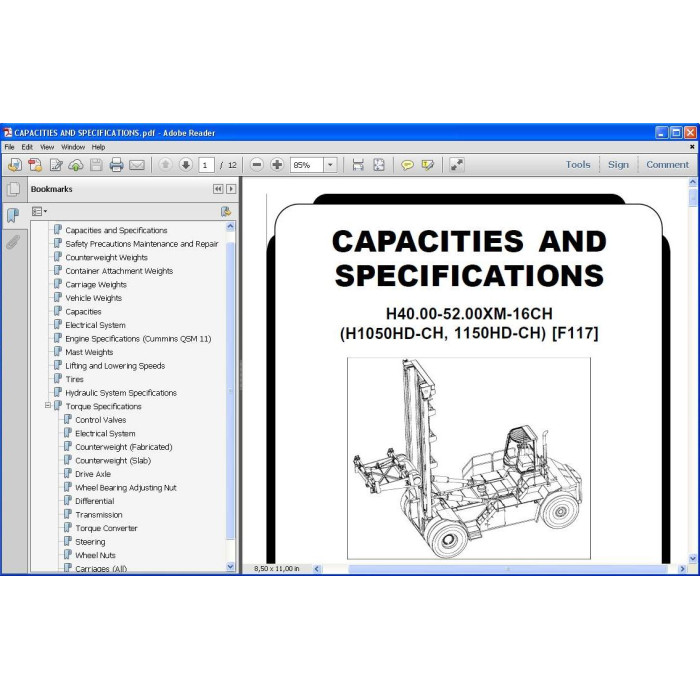 Hyster H40.00-52.00XM-16CH EU service manual