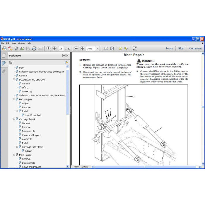 Hyster H40.00-52.00XM-16CH EU service manual