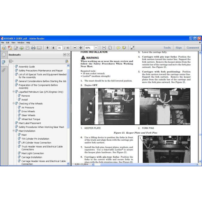 Hyster H170-280HD, H300-330HD, H360HD EU service manual