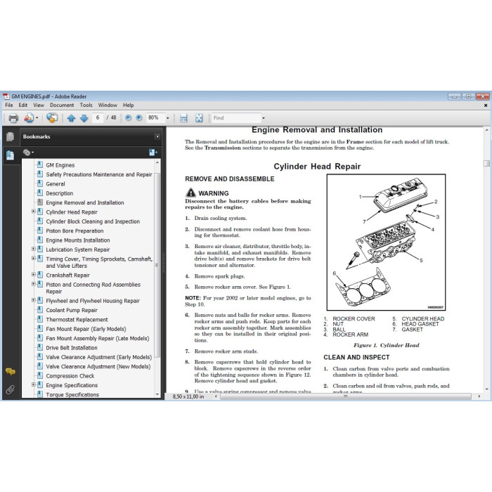 Hyster H3.50-5.50XM (H70-120XM) EU service manual