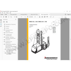 JUNGHEINRICH FORKLIFT JETI SH SERVICE v4.34 2018