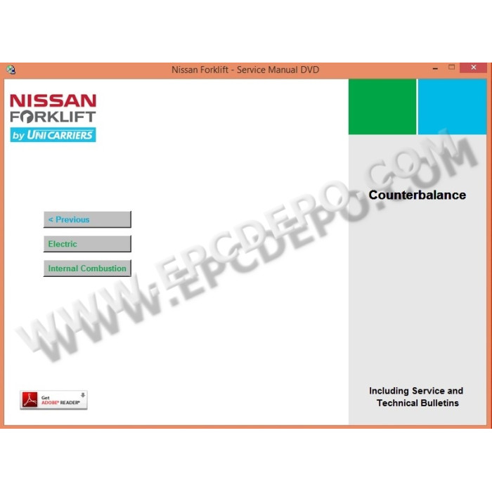 NISSAN FORKLIFT SERVICE & REPAIR MANUAL 2013