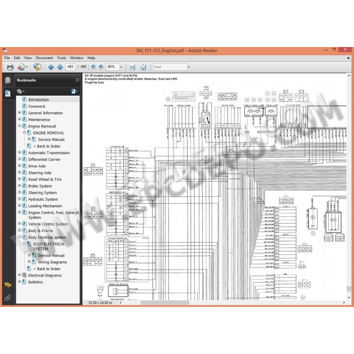 NISSAN FORKLIFT SERVICE & REPAIR MANUAL 2013