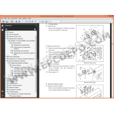 NISSAN FORKLIFT SERVICE & REPAIR MANUAL 2013