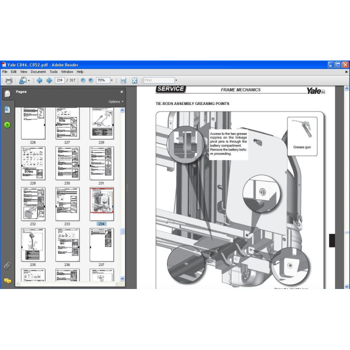 YALE MS10, MS12, MS14, MS16 SERVICE MANUAL