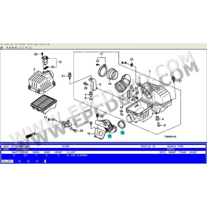 HONDA USA EPC PARTS CATALOG 2011