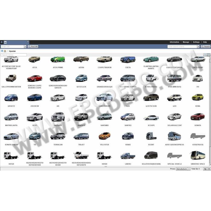 HYUNDAI WORLDWIDE EPC PARTS CATALOG 2020