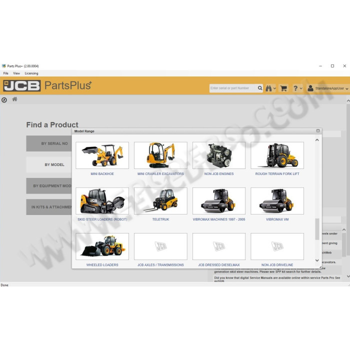 JCB SPP Service Parts Pro EPC 2017 + Service manuals 2017