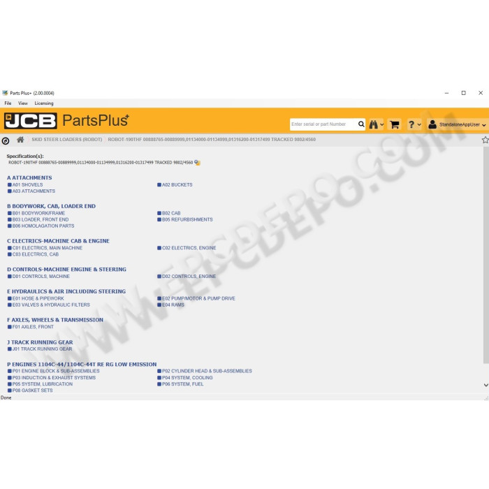 JCB SPP Service Parts Pro EPC 2017 + Service manuals 2017