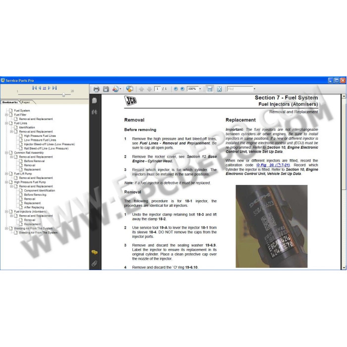 JCB SPP Service Parts Pro EPC 2015 + Service manuals 2016