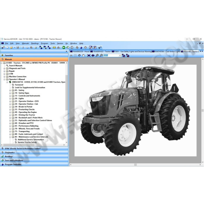 John Deere Service Advisor SA AG Agriculture 4.2 2016