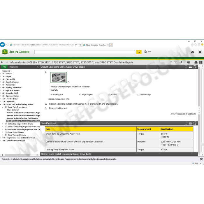 John Deere Service Advisor SA AG Agriculture 5.2 2018