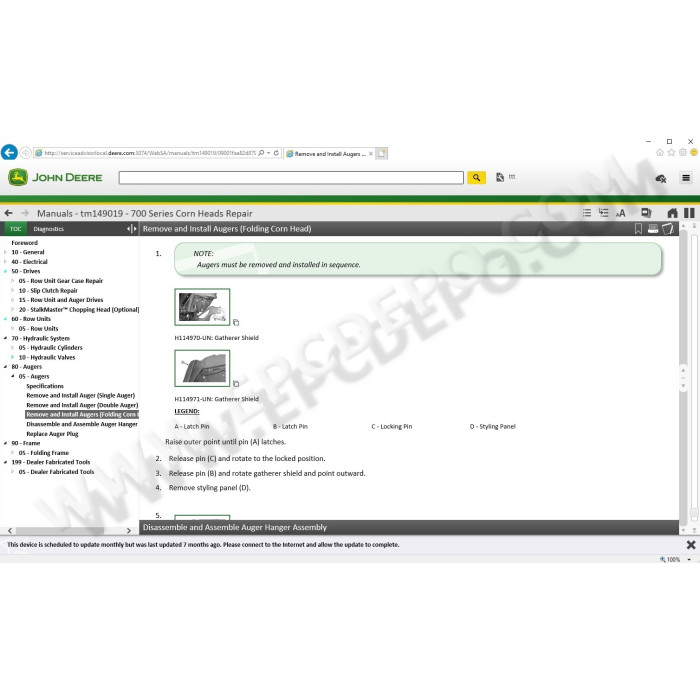 John Deere Service Advisor SA AG Agriculture 5.2 2018