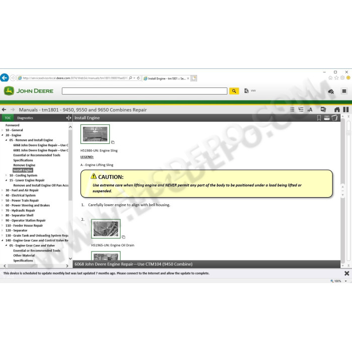 John Deere Service Advisor SA AG Agriculture 5.2 2018