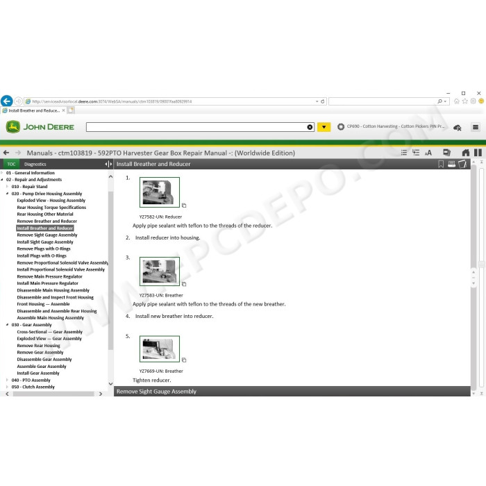 John Deere Service Advisor SA AG Agriculture & Turf 5.3 2020