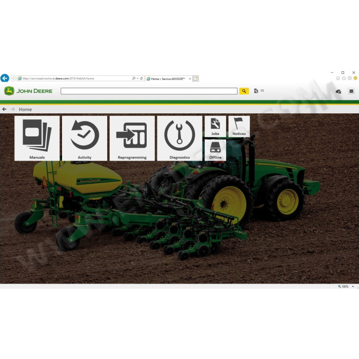 John Deere Service Advisor Construction and Forestry 5.2 2018