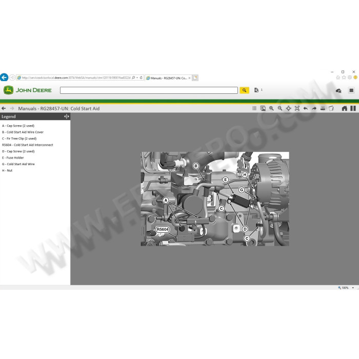 John Deere Service Advisor Construction and Forestry 5.2 2018
