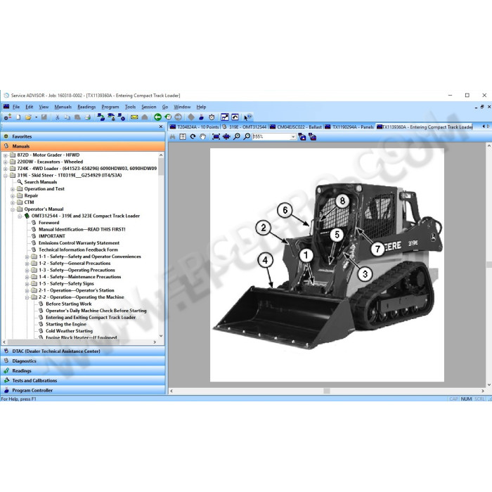 John Deere Service Advisor Construction and Forestry 4.2 2016