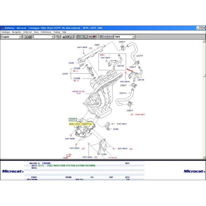 DAIHATSU MCAT EPC 2014 PARTS CATALOG