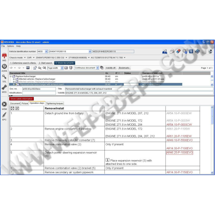 MERCEDES-BENZ WIS / ASRA 2020 SERVICE & REPAIR