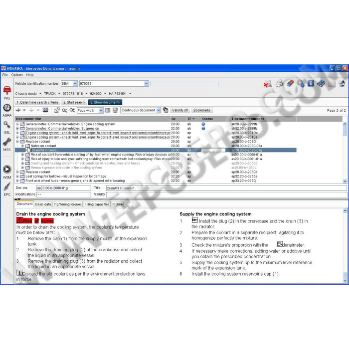 MERCEDES-BENZ WIS / ASRA 2020 SERVICE & REPAIR