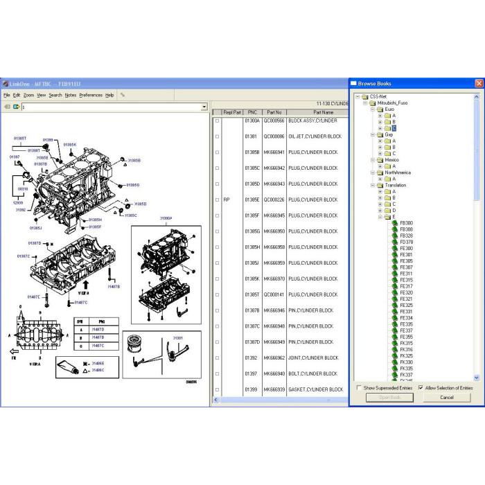 MITSUBISHI FUSO TRUCK EPC PARTS CATALOG 2014