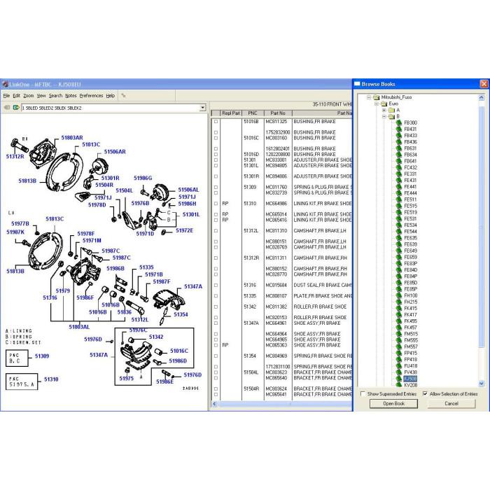 MITSUBISHI FUSO TRUCK EPC PARTS CATALOG 2014