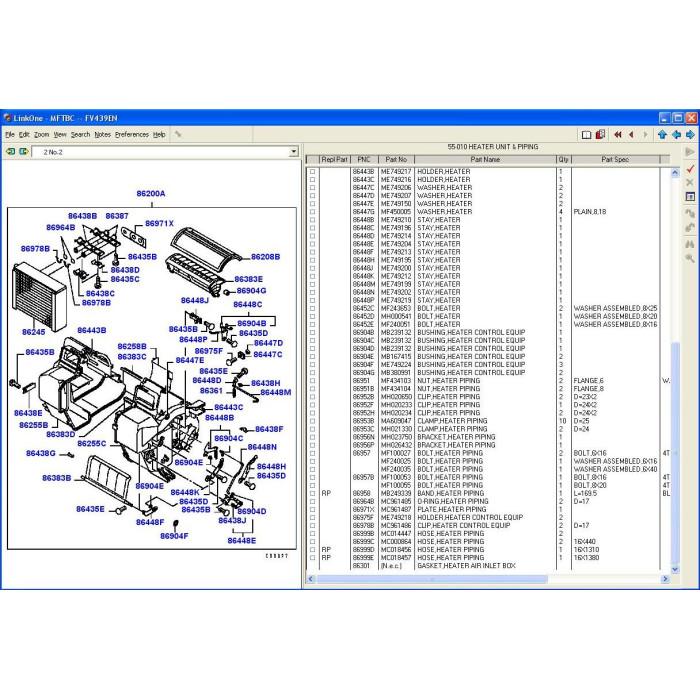 MITSUBISHI FUSO TRUCK EPC PARTS CATALOG 2014