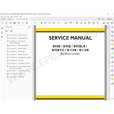 New Holland Backhoe Loader B90B B95B B95BLR B95BTC B110B B115B service manual