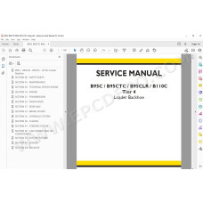 New Holland Backhoe Loader B95C B95CTC B95CLR B110C Tier 4 service manual