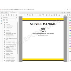 New Holland Compact Excavator E27B Tier 3 service manual