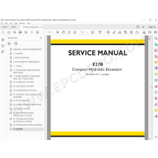 New Holland Compact Excavator E27B service manual