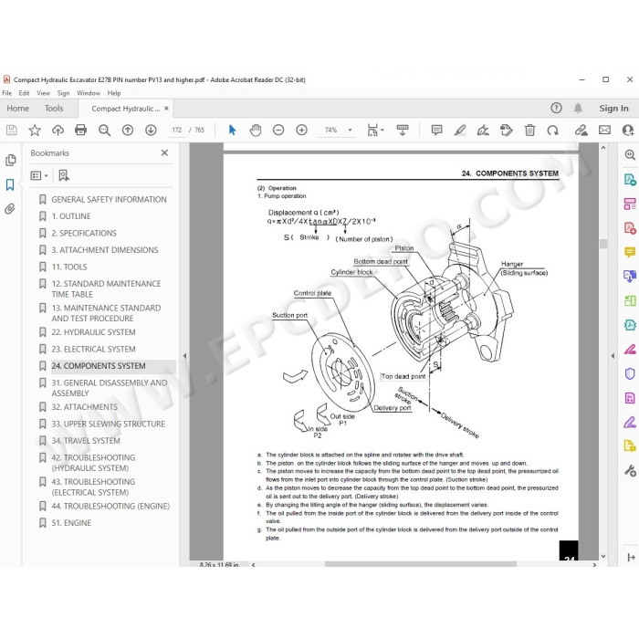 New Holland Compact Excavator E27B service manual