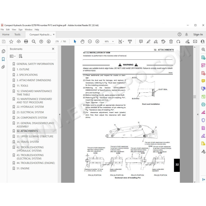 New Holland Compact Excavator E27B service manual