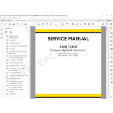New Holland Compact Excavator E30B E35B service manual