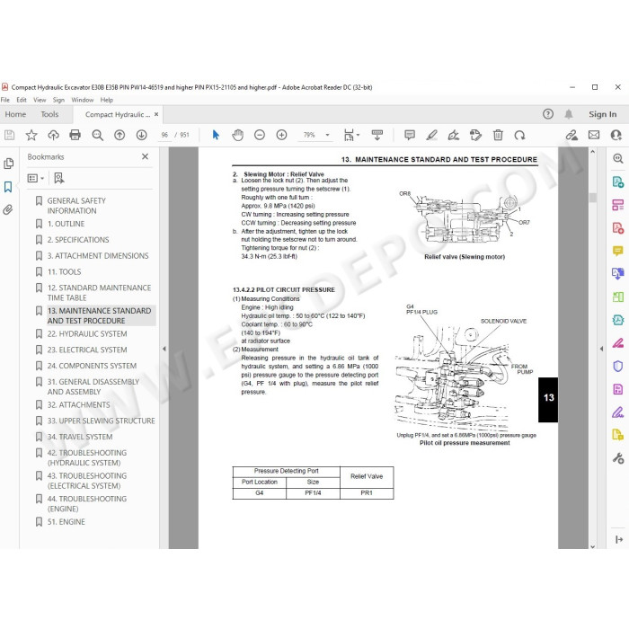 New Holland Compact Excavator E30B E35B service manual