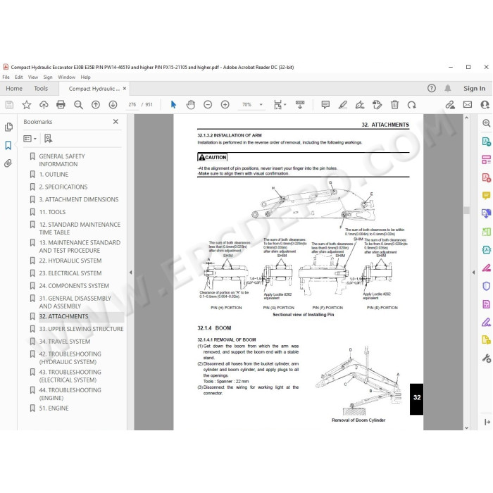 New Holland Compact Excavator E30B E35B service manual
