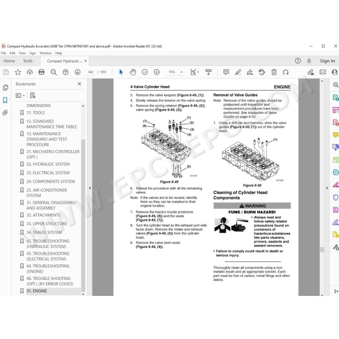 New Holland Compact Excavator E30B Tier 3 service manual