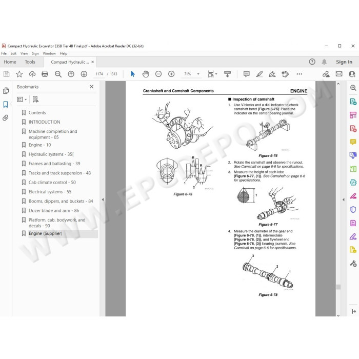 New Holland Compact Excavator E35B Tier 4B service manual