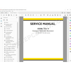 New Holland Compact Excavator E55Bx Tier 4 service manual