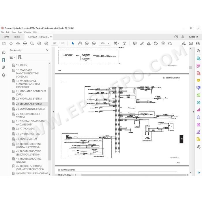 New Holland Compact Excavator E55Bx Tier 4 service manual