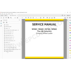 New Holland Wheel Loader W50C W60C W70C W80C Tier 4A service manual