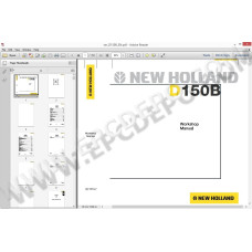New Holland Crawler Dozer D150 D150B D180 D255 D350 workshop service manual