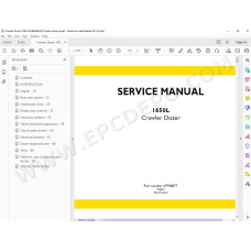 New Holland Crawler Dozer 1650L service manual