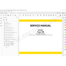 New Holland Crawler Dozer D125C Stage III B service manual