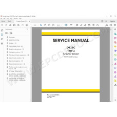 New Holland Crawler Dozer D125C Tier 2 service manual