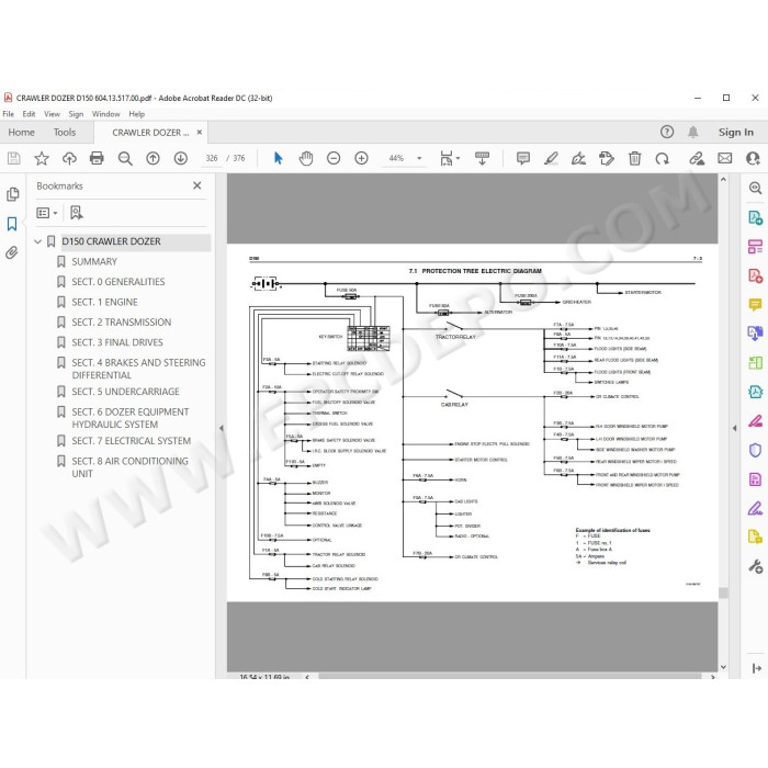 New Holland Crawler Dozer D150 service manual
